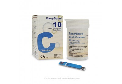 EasySure Cholesterol Test Strips 10's
